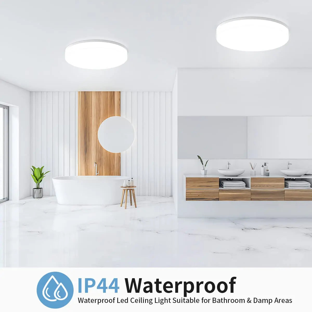 Modern Round LED Ceiling Light – 18W–48W