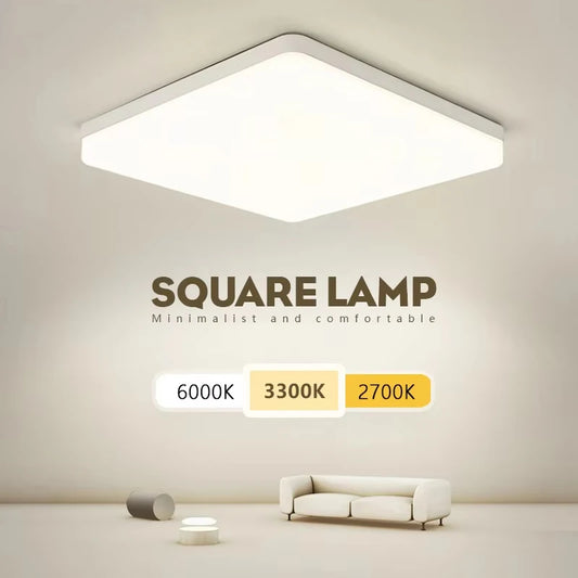 Modern Ultra-Thin LED Ceiling Light – 18W–48W