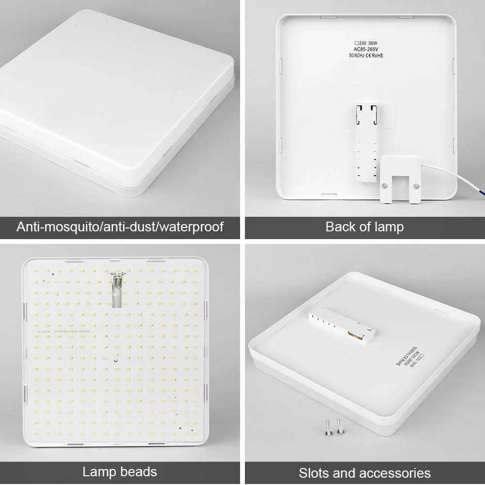 Modern Ultra-Thin LED Ceiling Light – 18W–48W