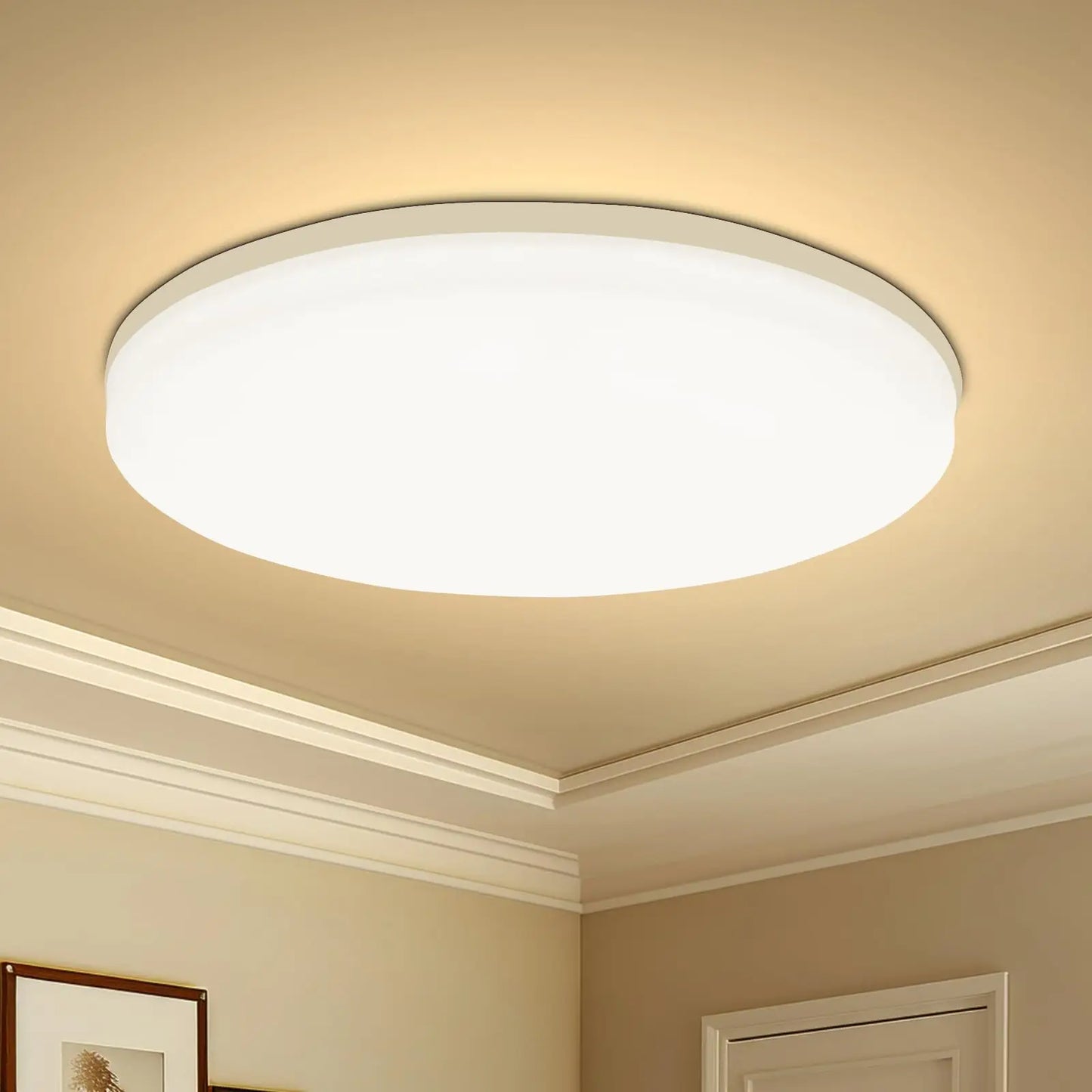 Modern Round LED Ceiling Light – 18W–48W